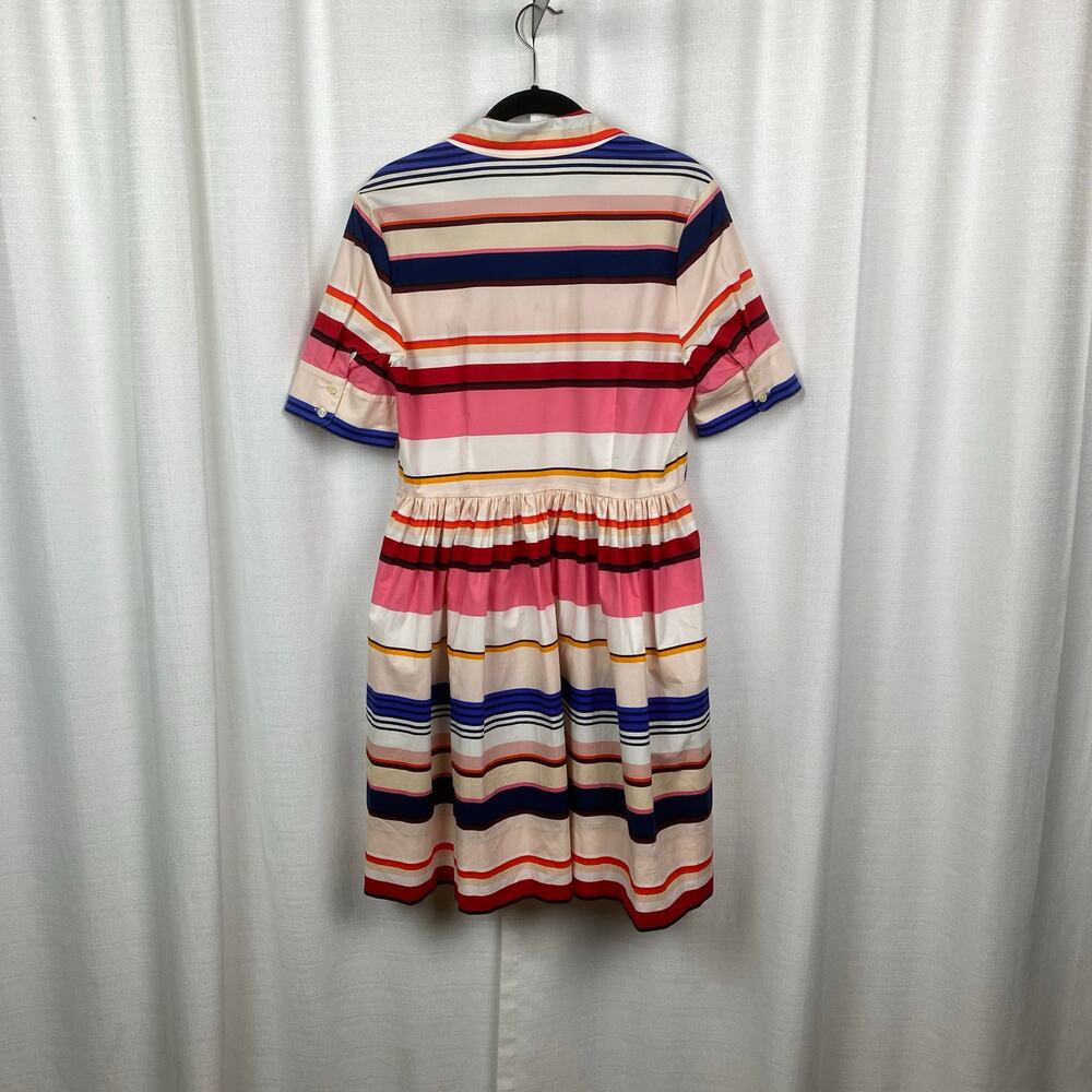 Kate Spade New York Spice Things Up Berber Stripe Shirt Dress Sz.4 - Picture 10 of 16
